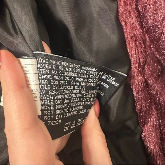 Canada Weathergear Green Hooded Parka Coat Faux Fur Lining Womens size Large - Picture 5 of 7